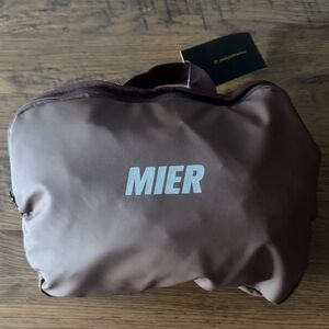 MIER Brown Toiletry Bag for Men
